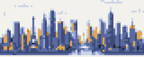 Pixel-art van Wereld
